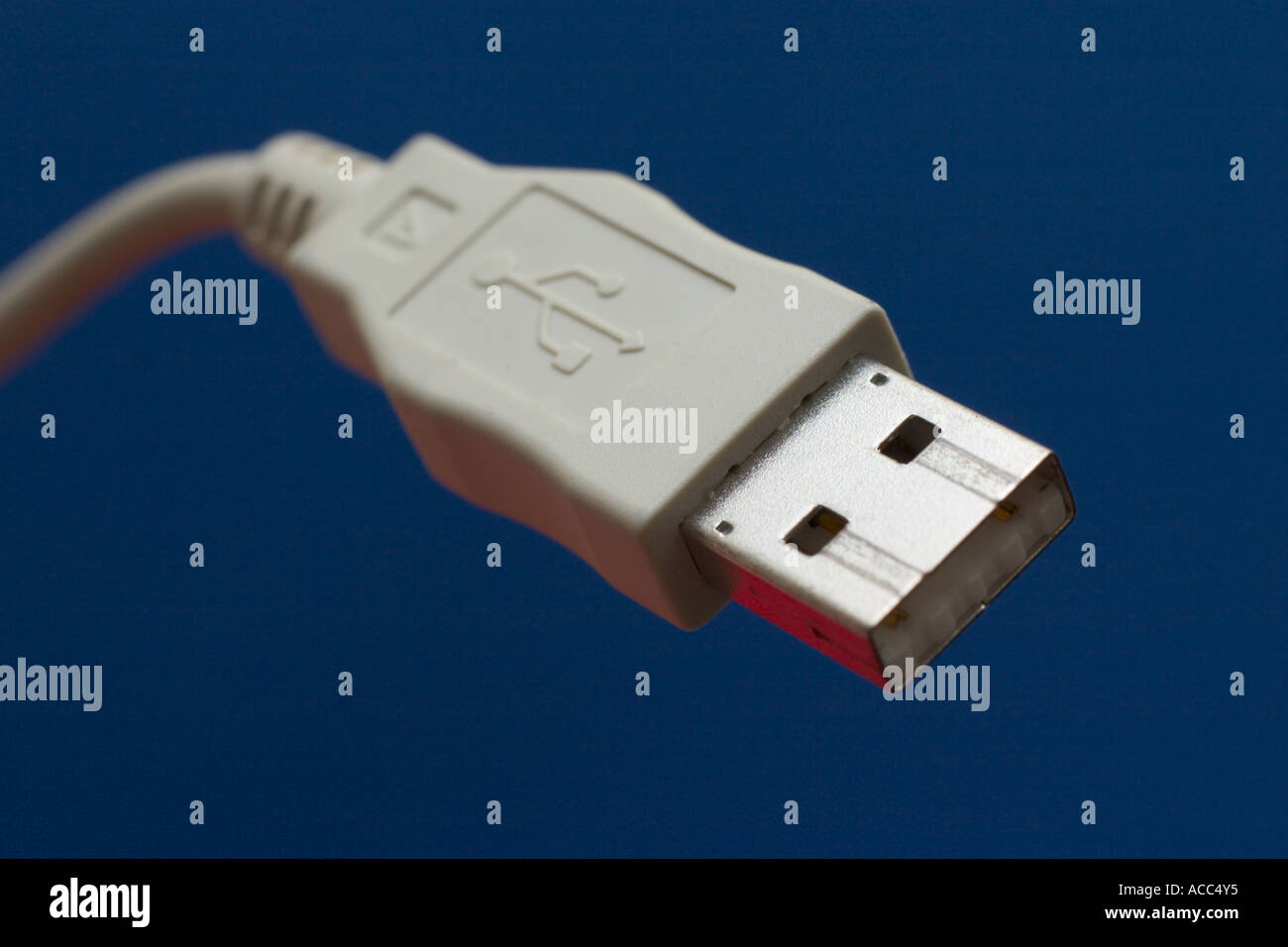 close up of usb connector Stock Photo