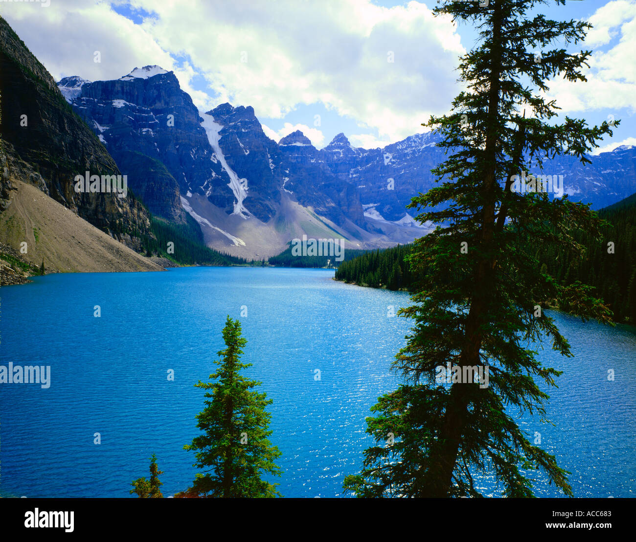 Moraine Lake Banff National Park Alberta Canada Stock Photo