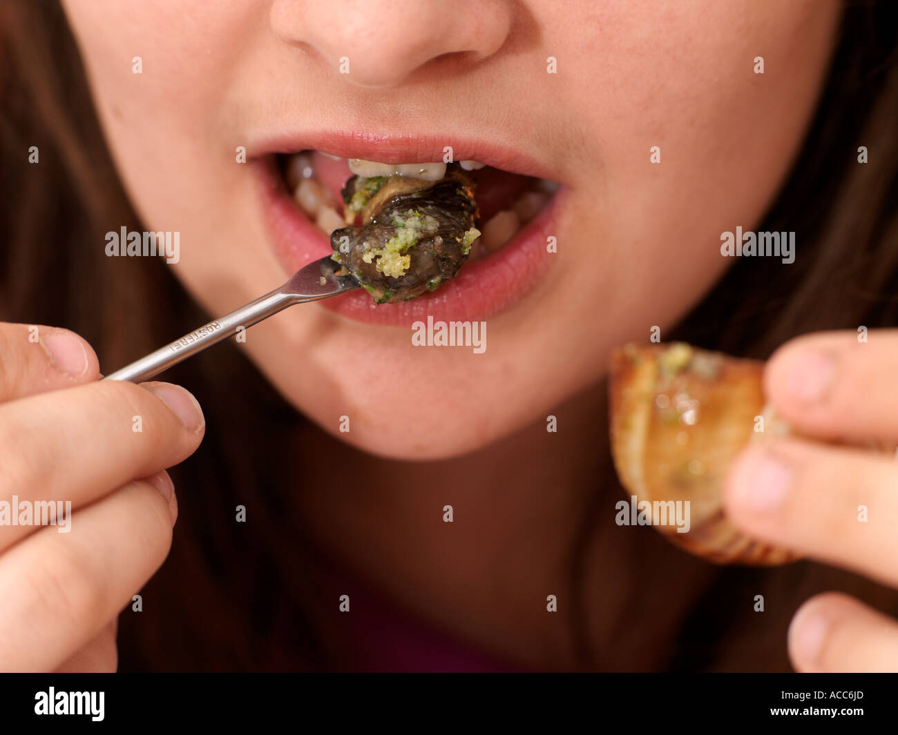 Eating Snails Escargot de Bourgogne Stock Photo 7491756 Alamy