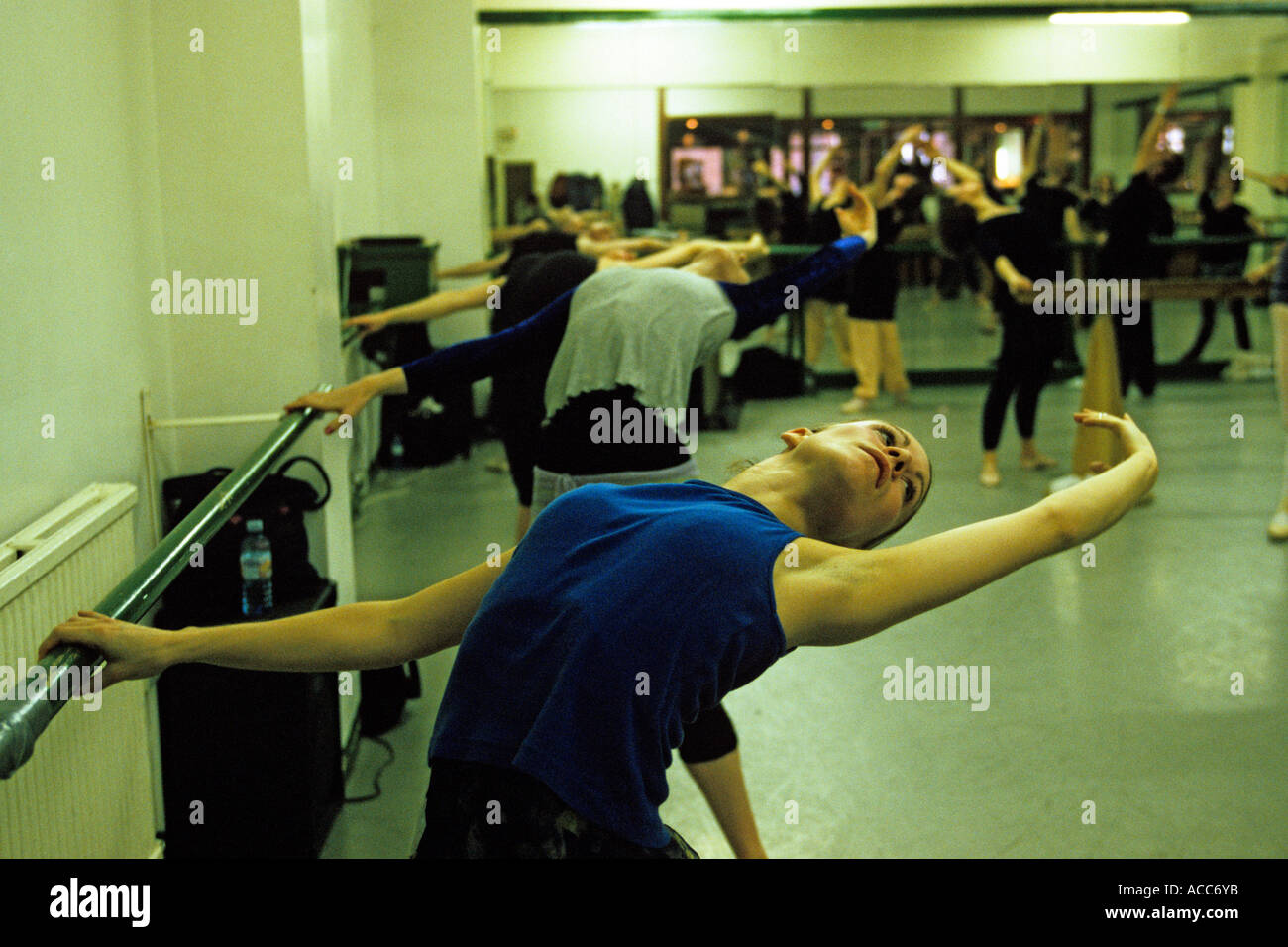 Women at a ballet dance class in London Stock Photo Alamy