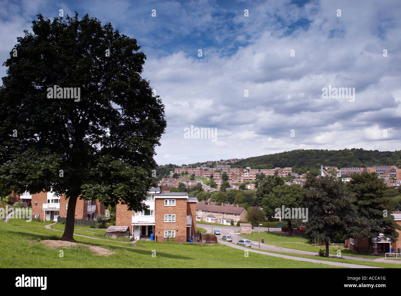 "Gleadless valley" estate in Sheffield "Great Britain Stock Photo Alamy