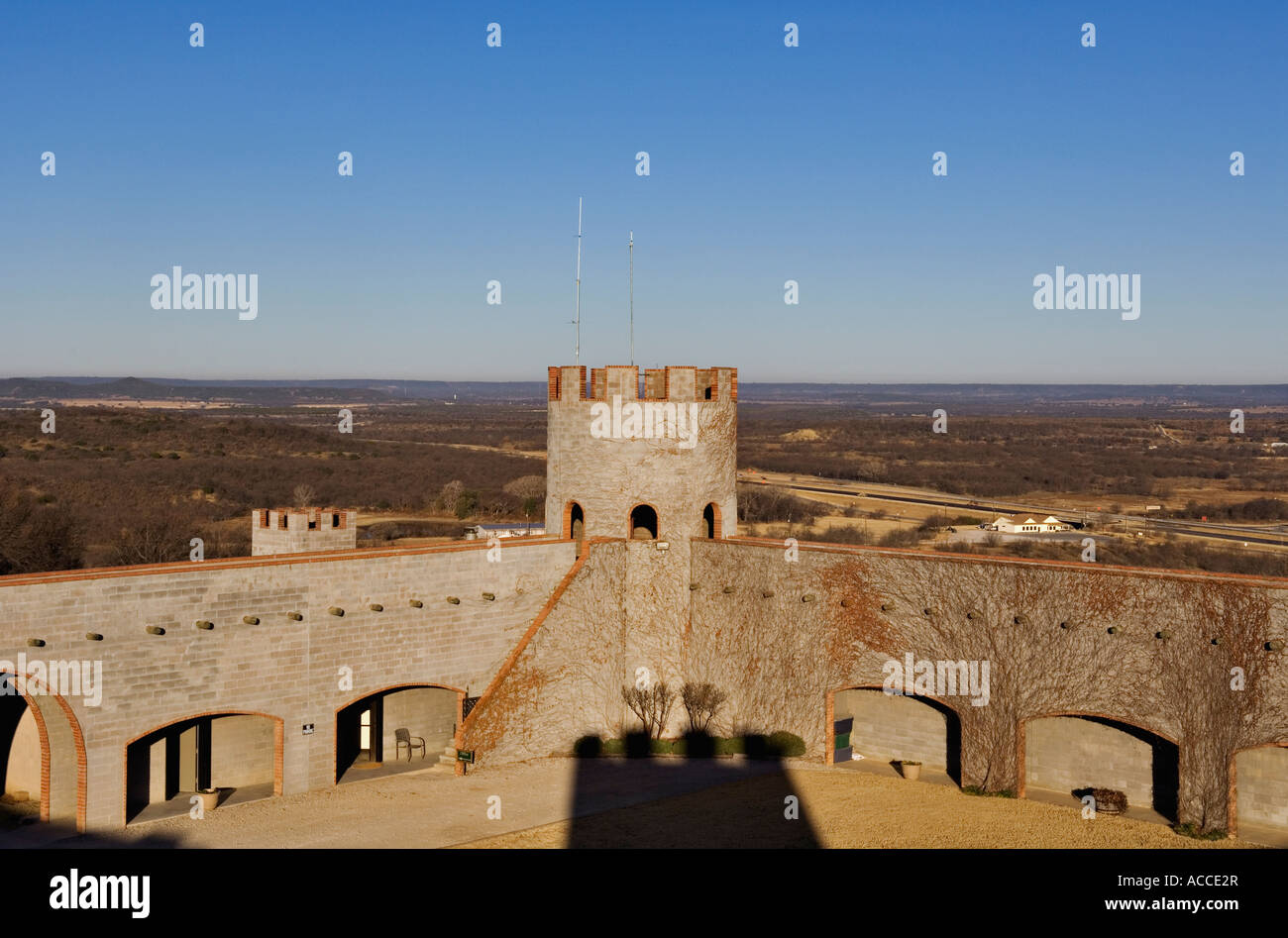Greystone Castle Mingus Texas Stock Photo Alamy