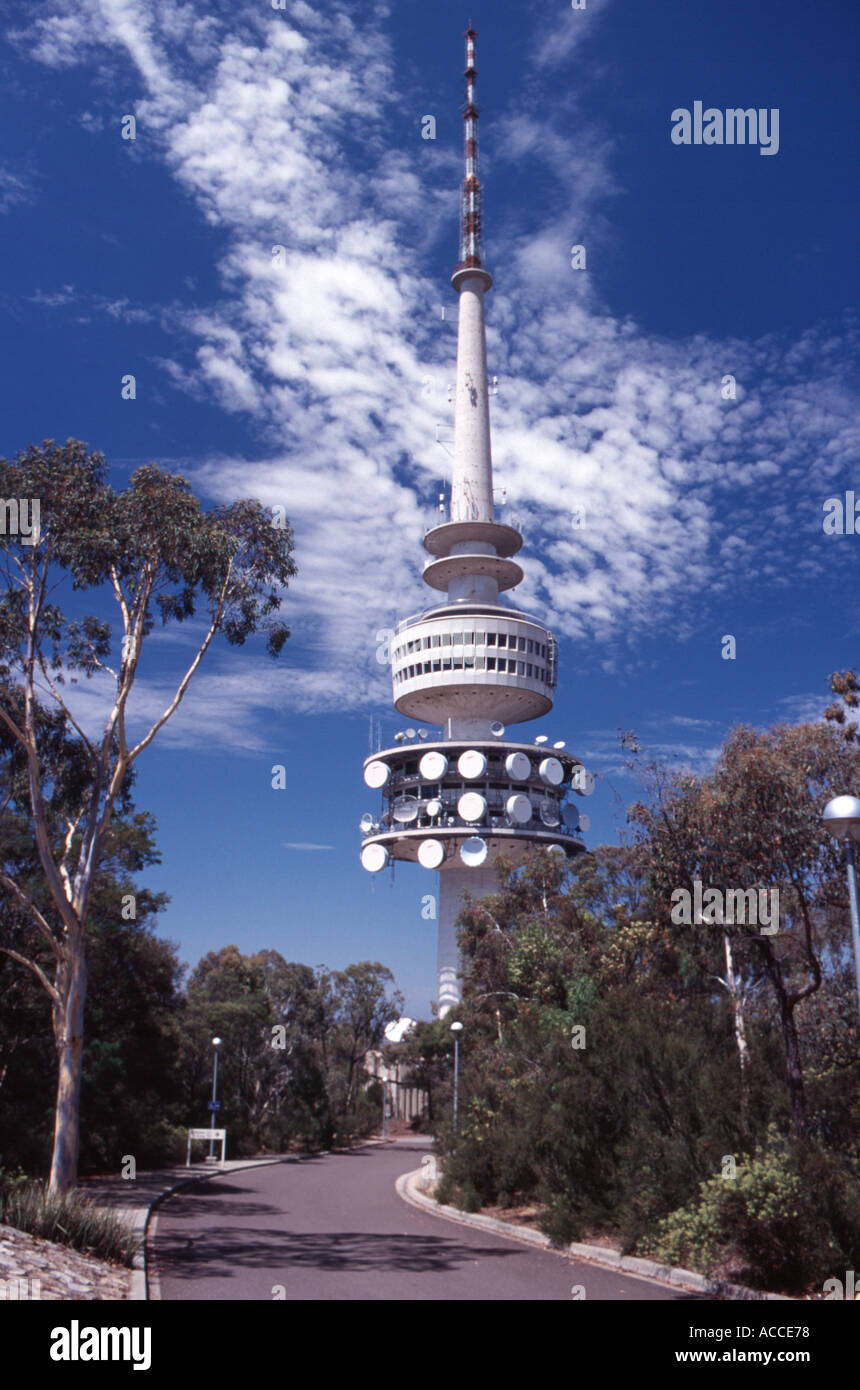 Telstra Tower for communications Black Mountain Canberra Australian Capital Territory Australia