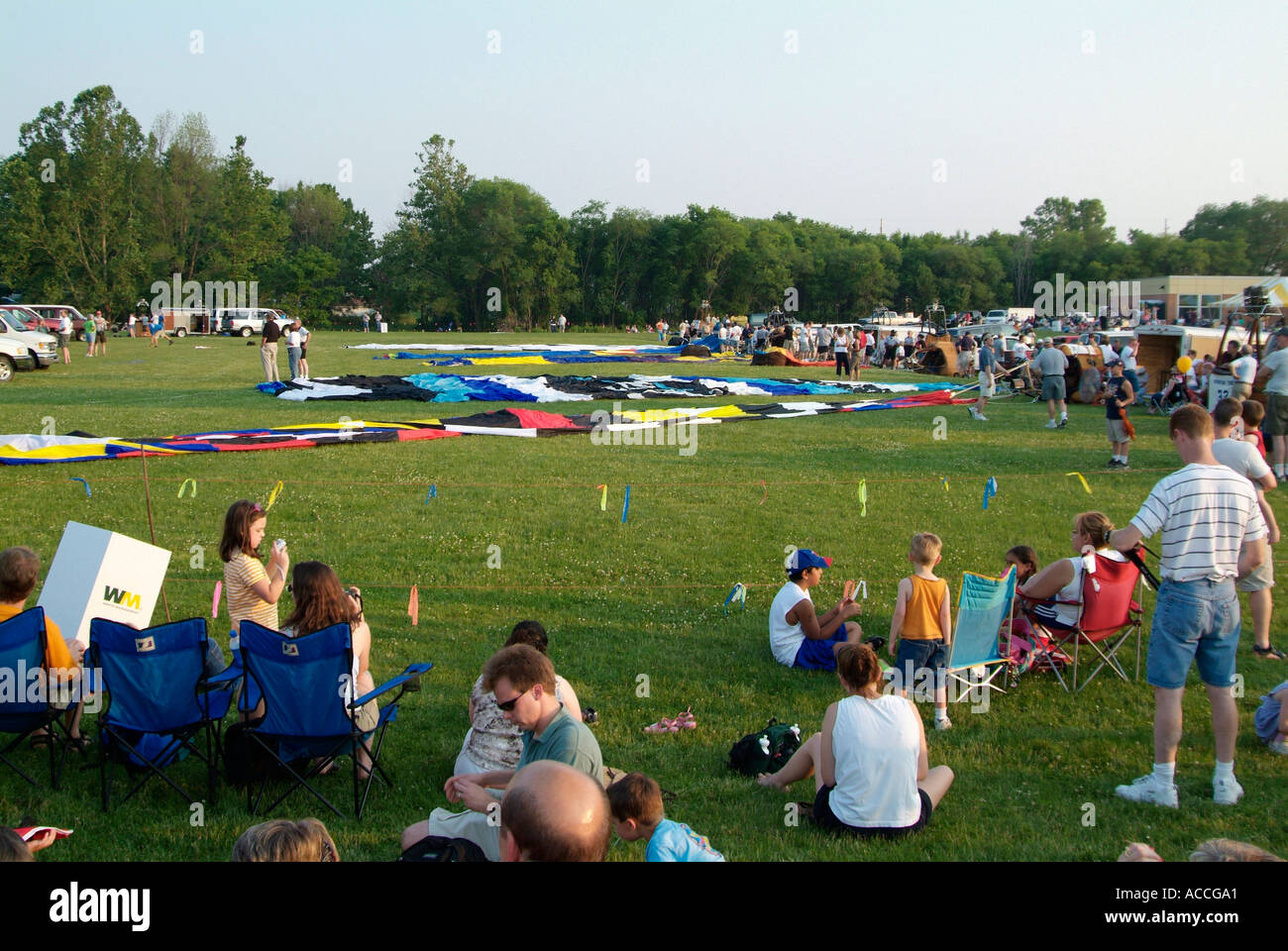 Annual Hot air balloon festival competition held at Howell Michigan