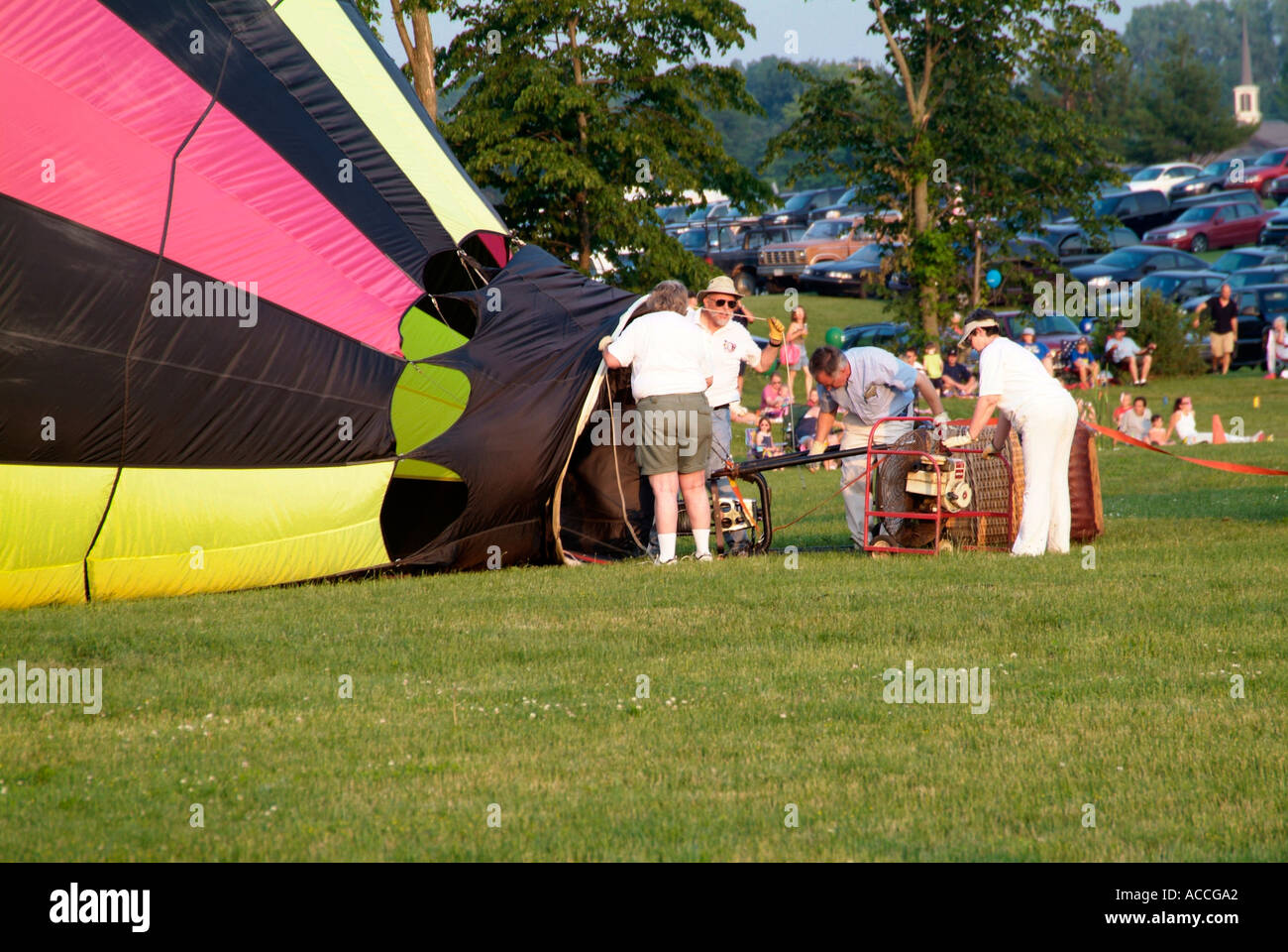 Annual Hot air balloon festival competition held at Howell Michigan