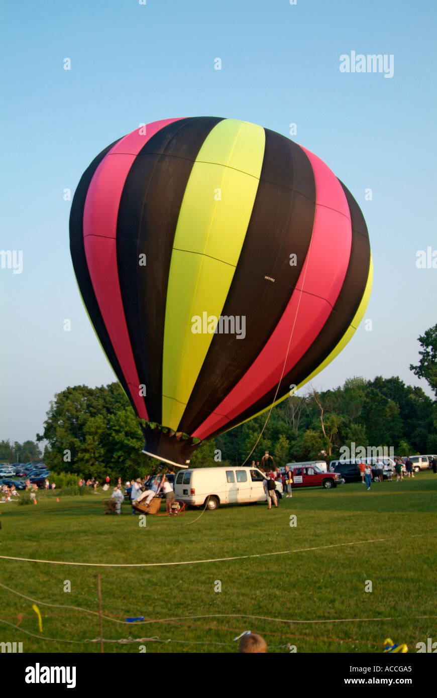 Annual Hot air balloon festival competition held at Howell Michigan