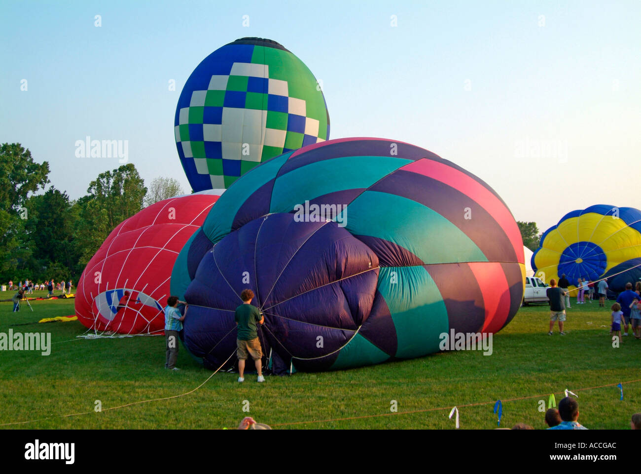 Annual Hot air balloon festival competition held at Howell Michigan