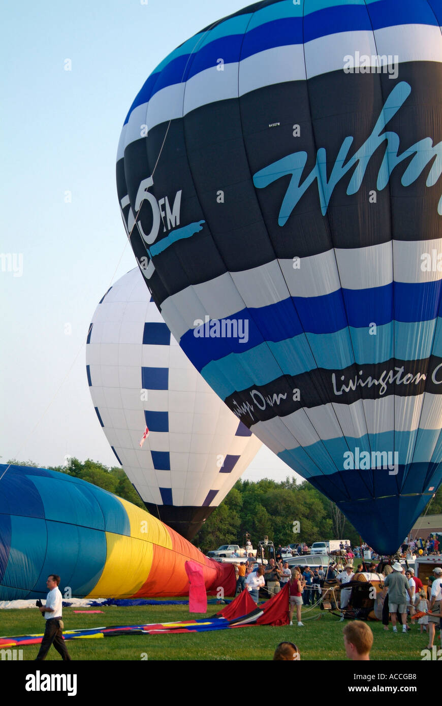 Annual Hot air balloon festival competition held at Howell Michigan