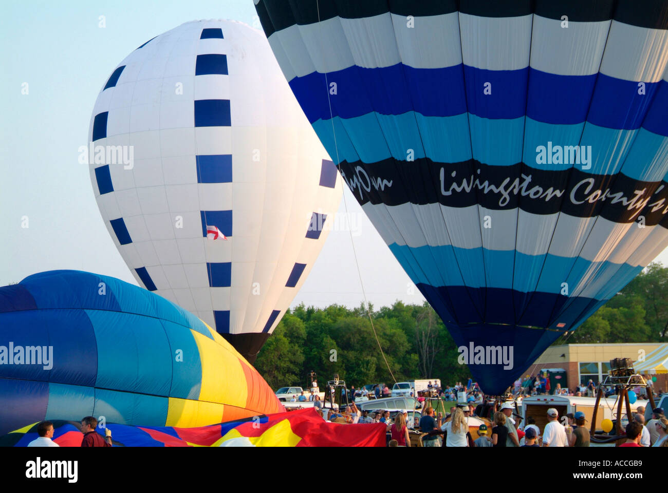 Annual Hot air balloon festival competition held at Howell Michigan
