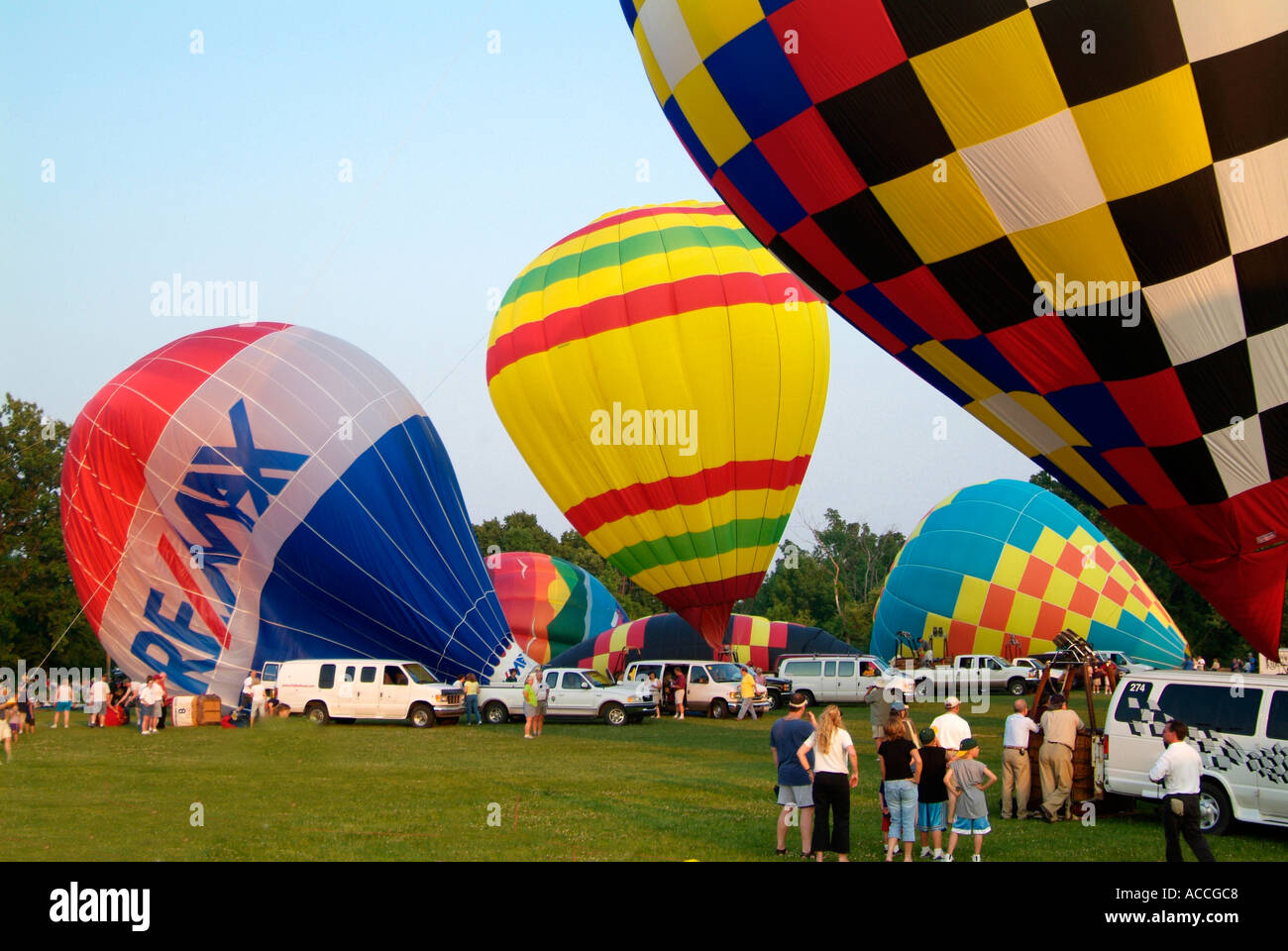 Annual Hot air balloon festival competition held at Howell Michigan