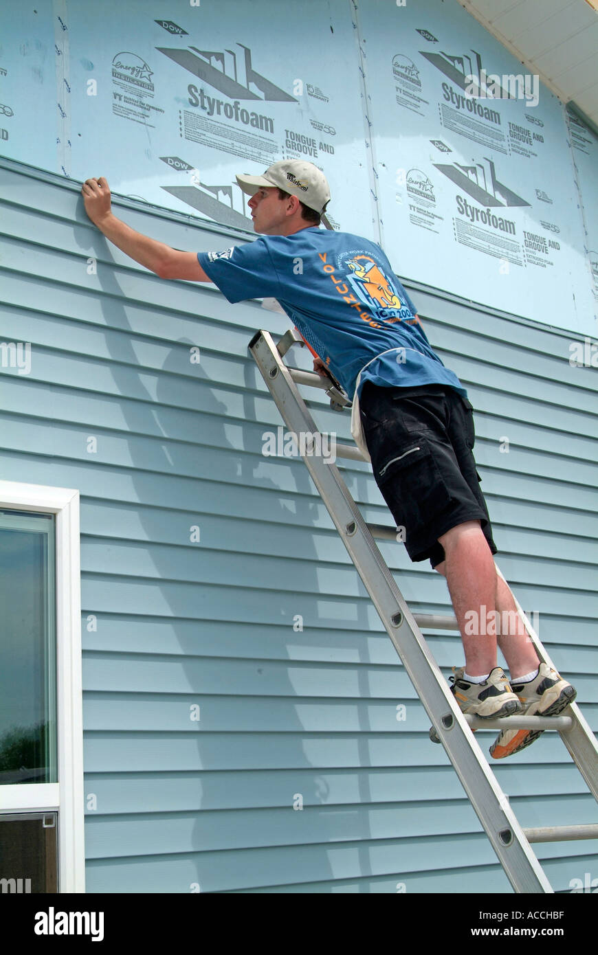10 new residential homes are constructed by Habitat for Humanity in