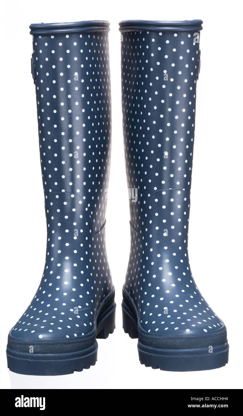 patterned wellington boots