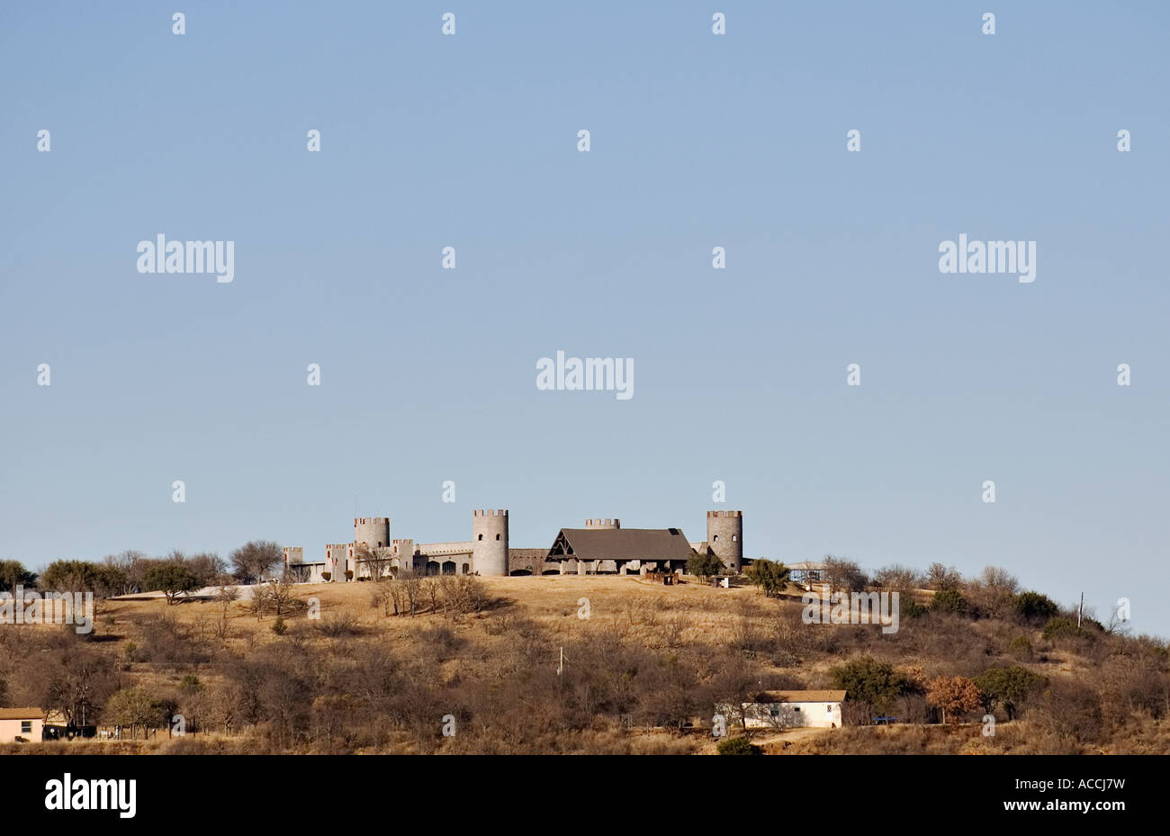 Greystone Castle Mingus Texas Stock Photo Alamy