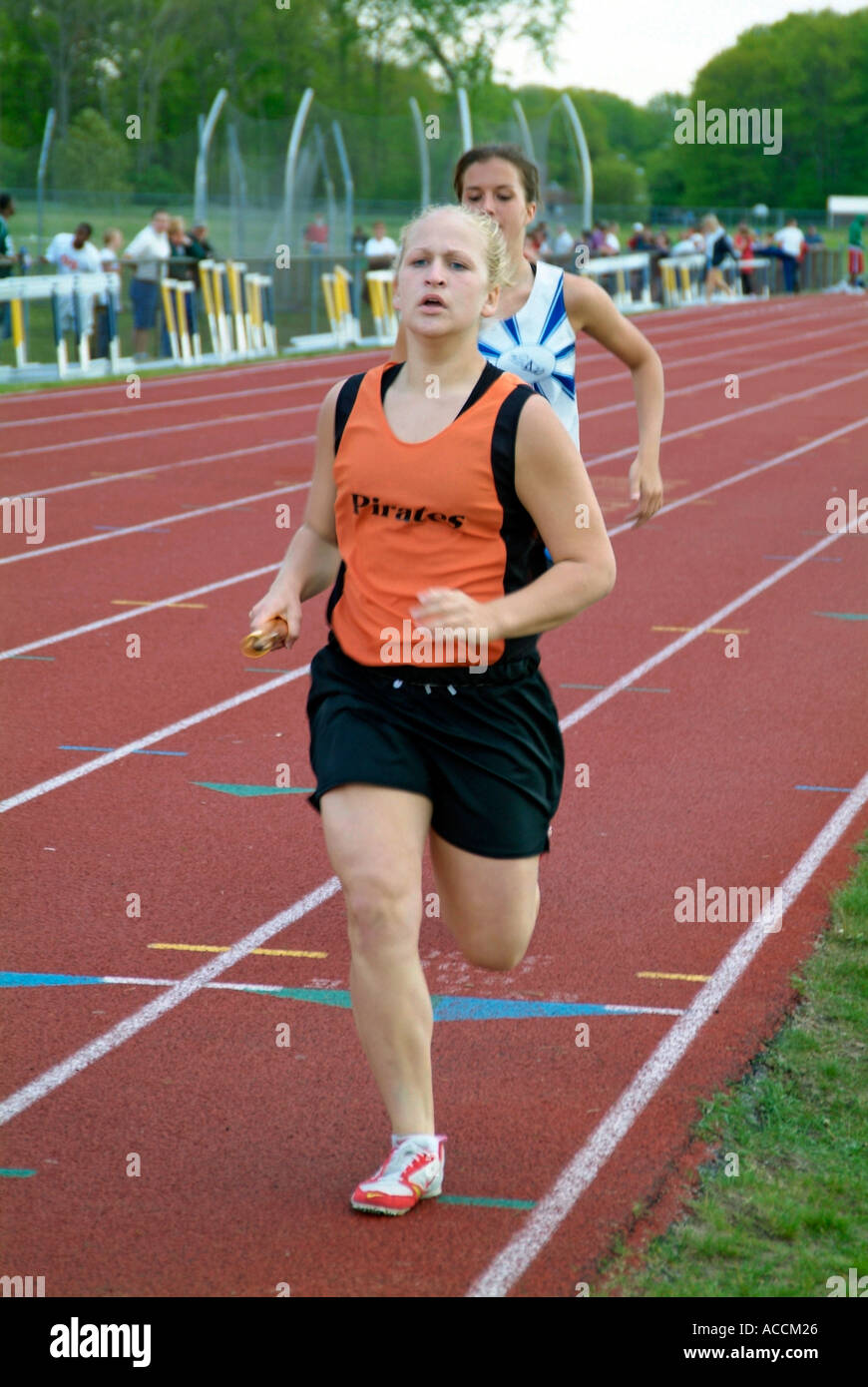High School Track and Field Events Stock Photo Alamy