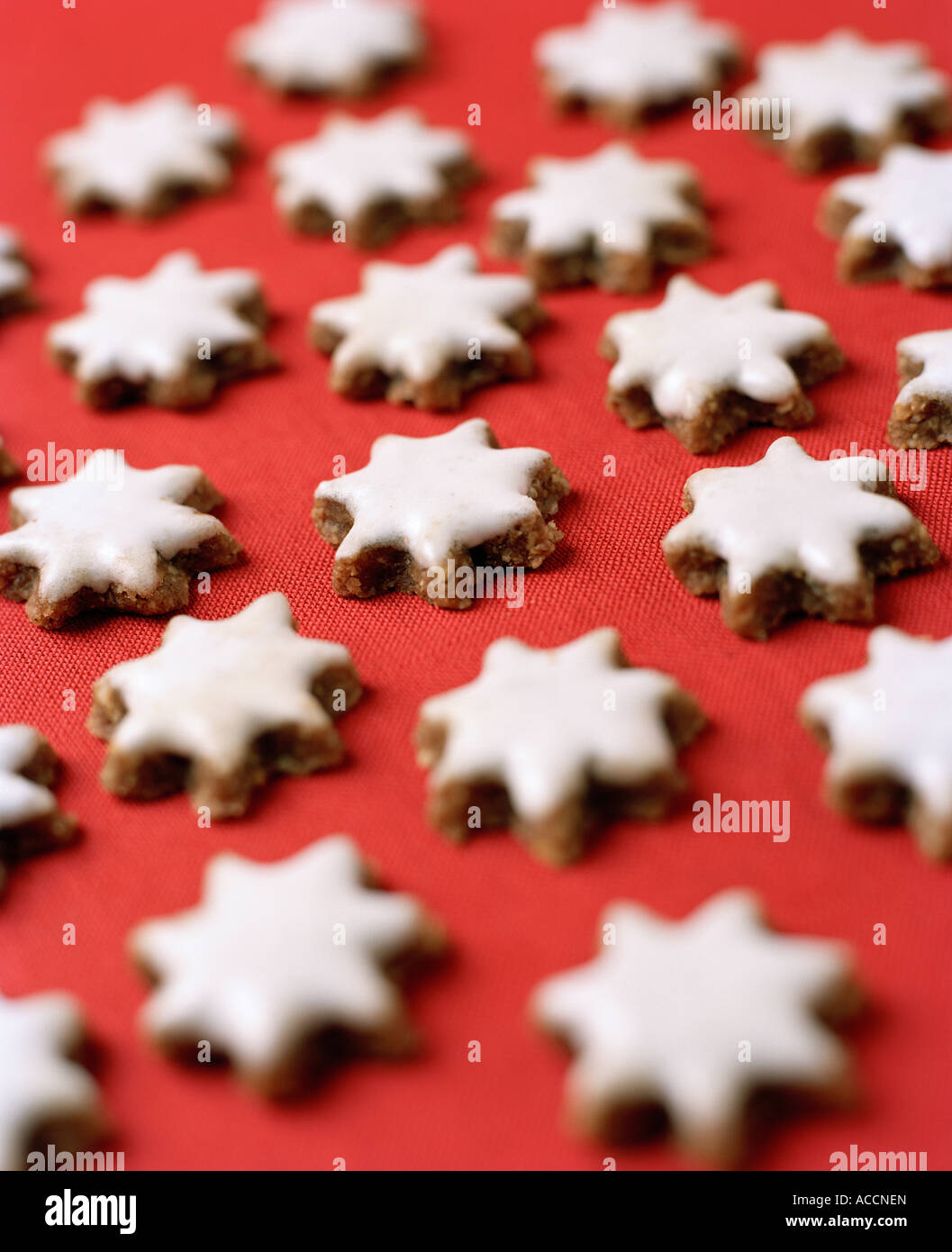 Star shaped gingerbread cookies Stock Photo - Alamy