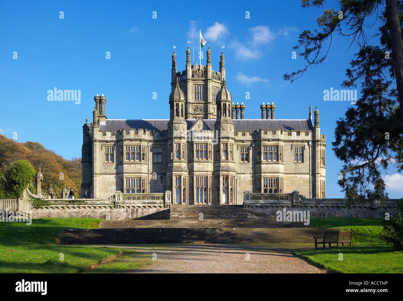 Margam Castle in Margam Park, Port Talbot, Wales, UK Stock Photo Alamy