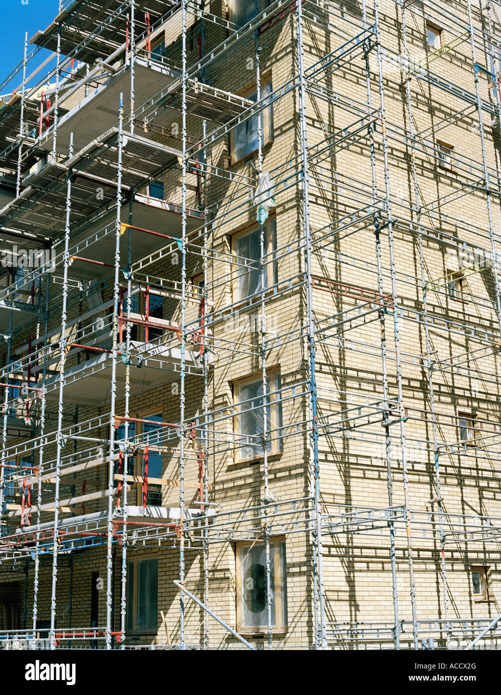 The building of an apartment house Stock Photo - Alamy