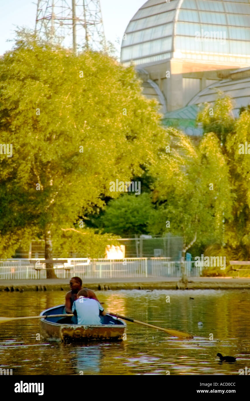 england north london haringey alexandra palace muswell hill the boating lake Stock Photo