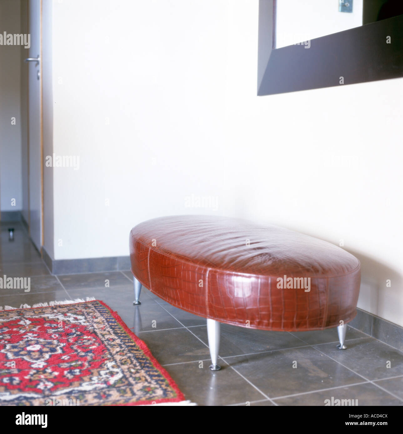 Leather Stool High Resolution Stock Photography and Images - Alamy