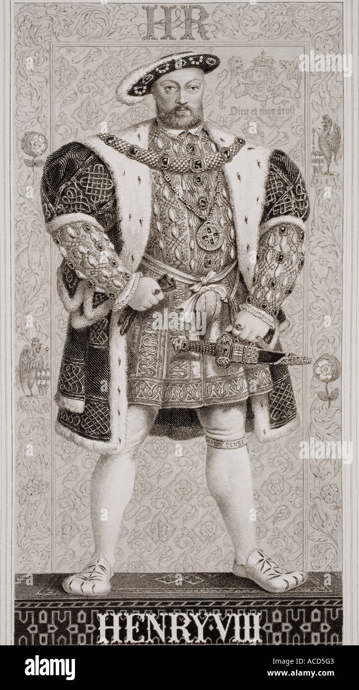 Henry VIII, 1491 - 1547. Stock Photo