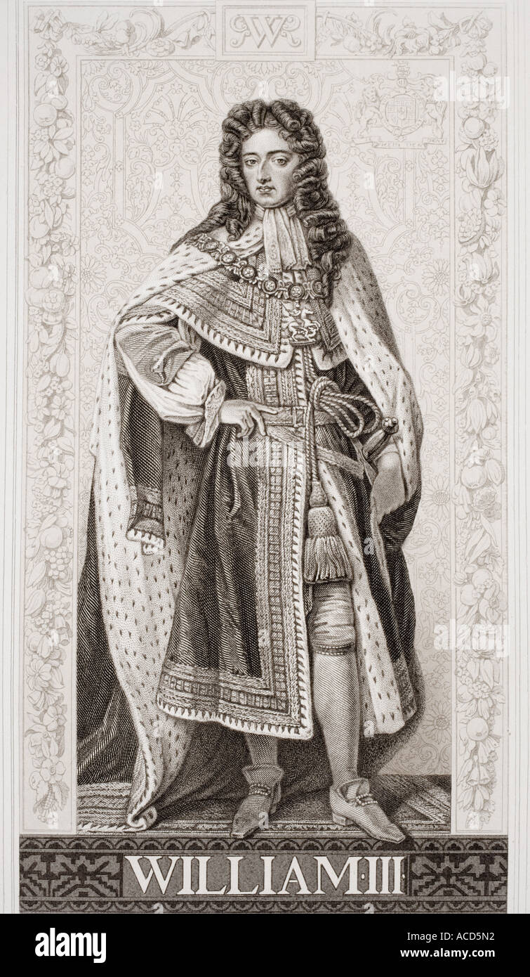 William III Of England, Scotland And Ireland, 1650 - 1702 Stock Photo ...