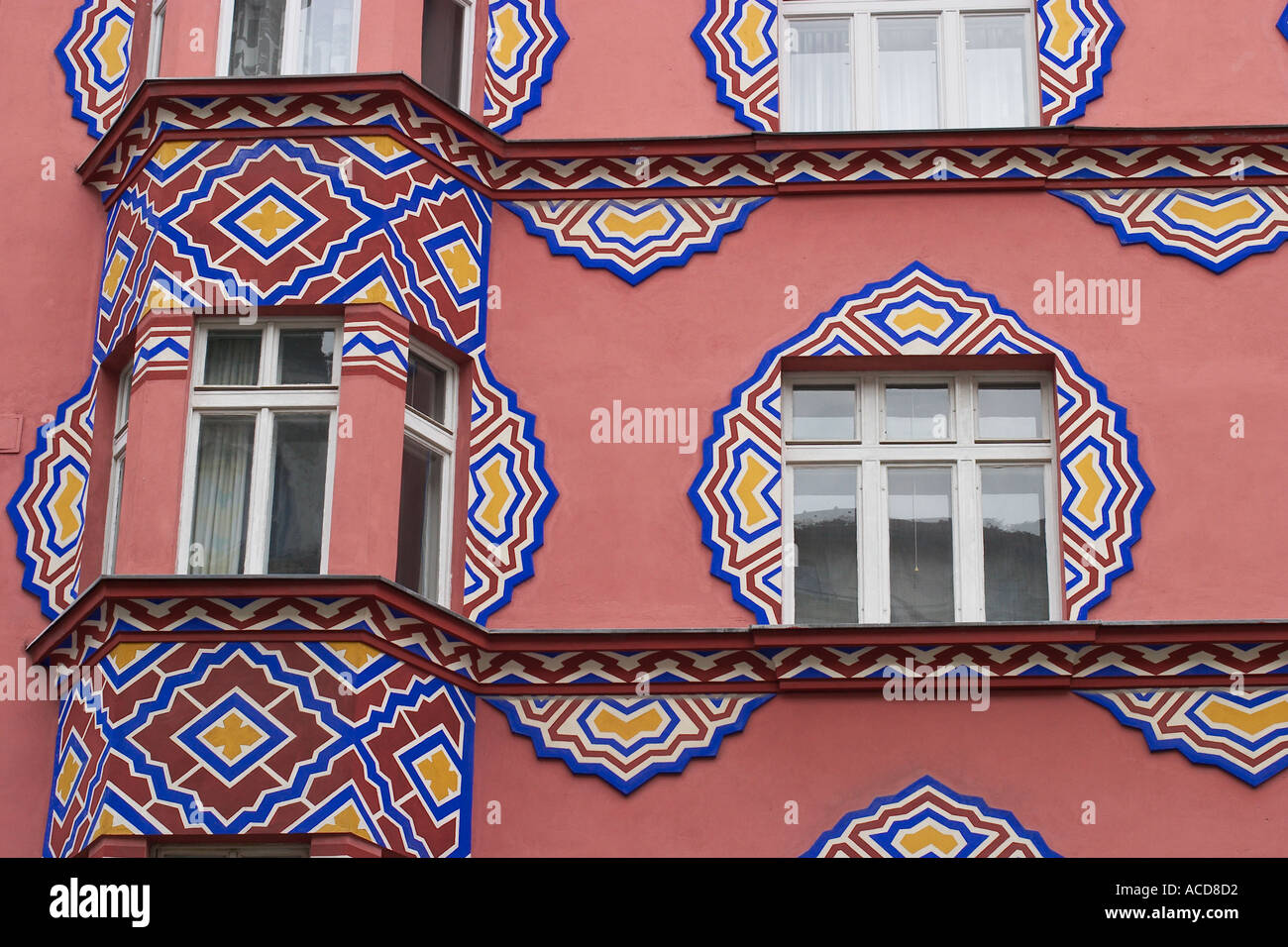 Jugendstilhaus ehemalige Volksanleihebank in der Miklosiceva cesta in Ljubljana Laibach Slowenien Slovenia Stock Photo