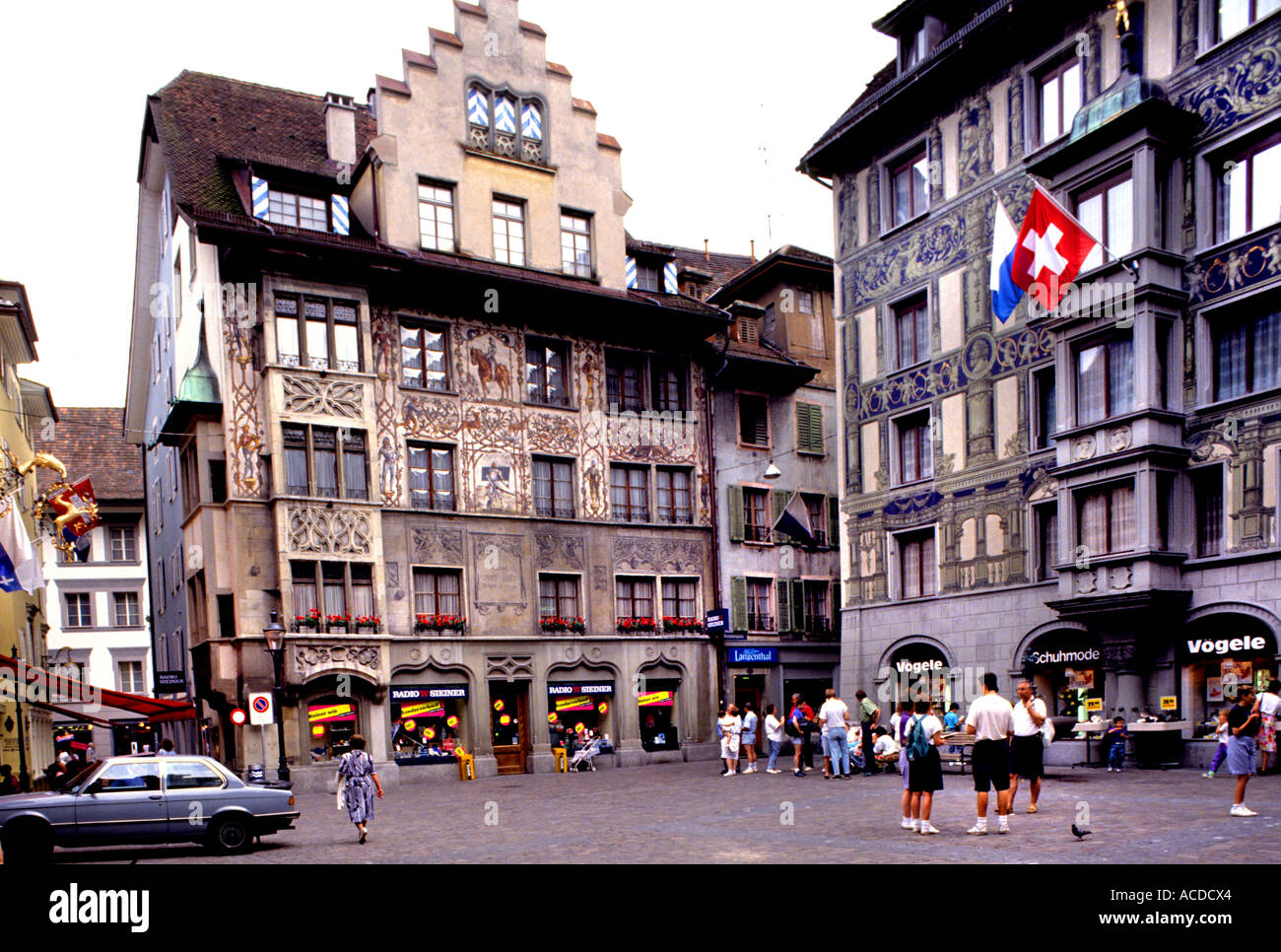 Switzerland Zurich Swiss Historic History old town city Capital centre  Stock Photo - Alamy