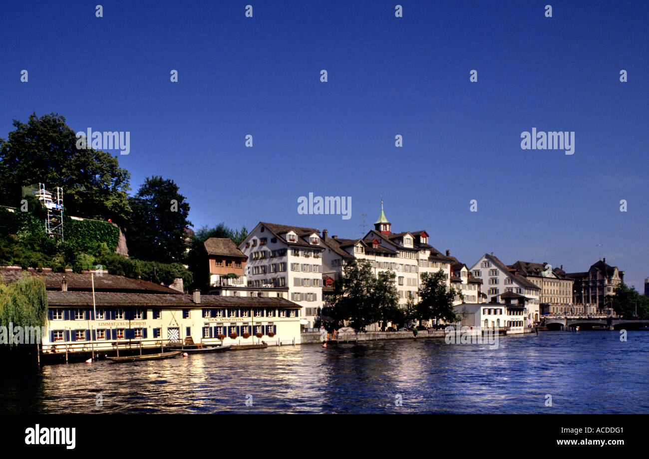 Switzerland Zurich Swiss Historic History old town city Capital centre