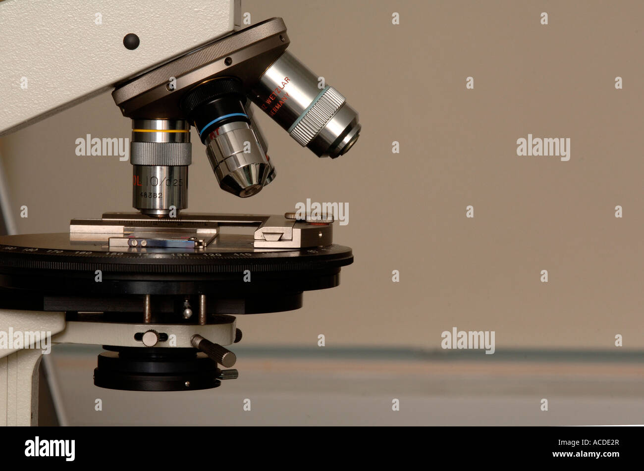 A microscope in biochemistry at oxford university Stock Photo - Alamy