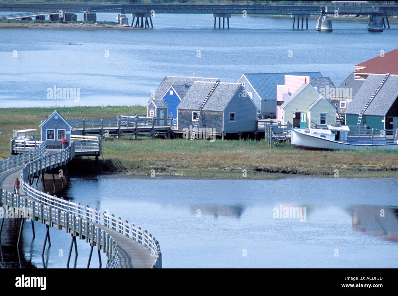 Le Pays de la Sagouine Bouctouche New Brunswick Canada Stock Photo Alamy