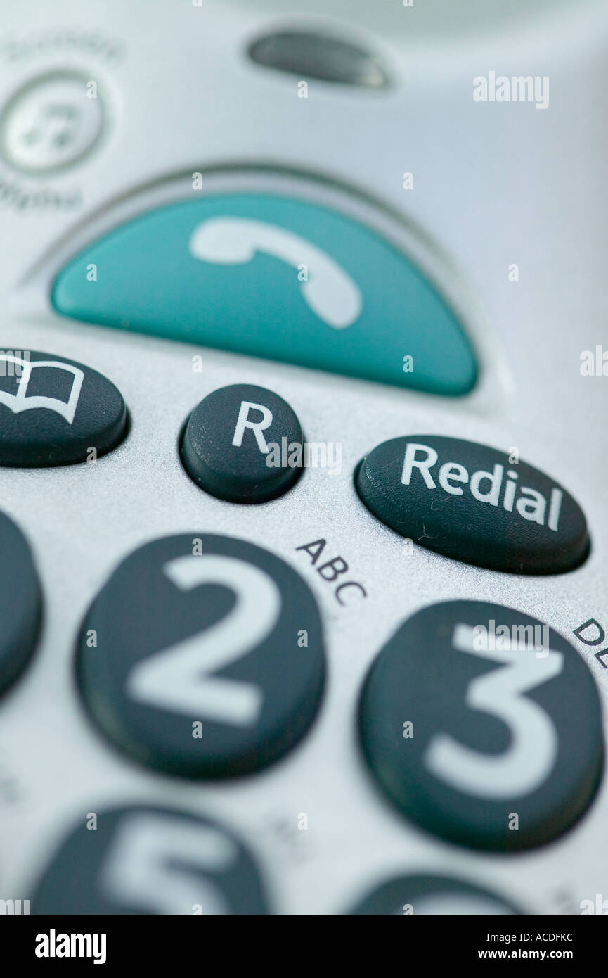 large buttons on a telephone Stock Photo Alamy