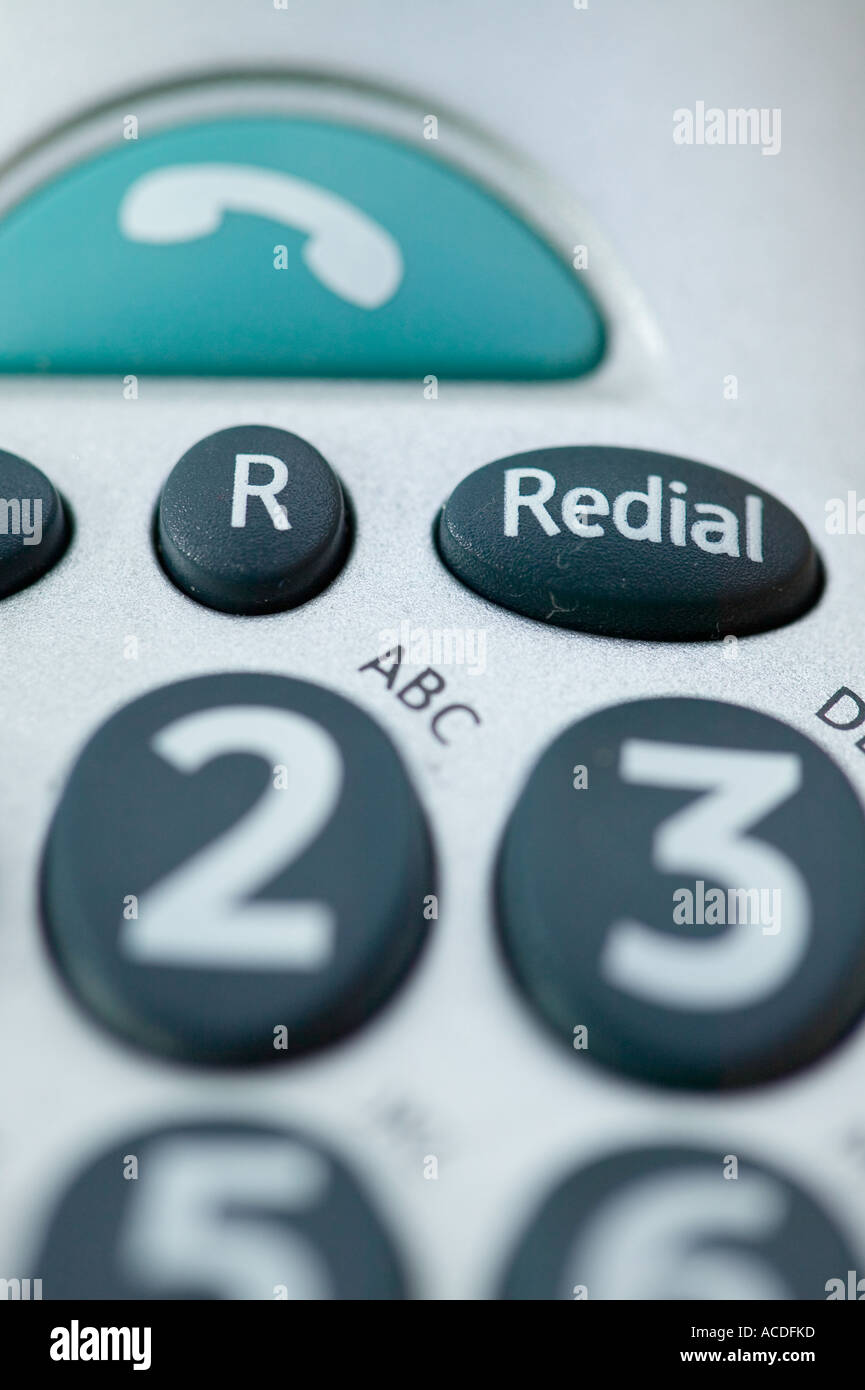 large buttons on a telephone Stock Photo Alamy