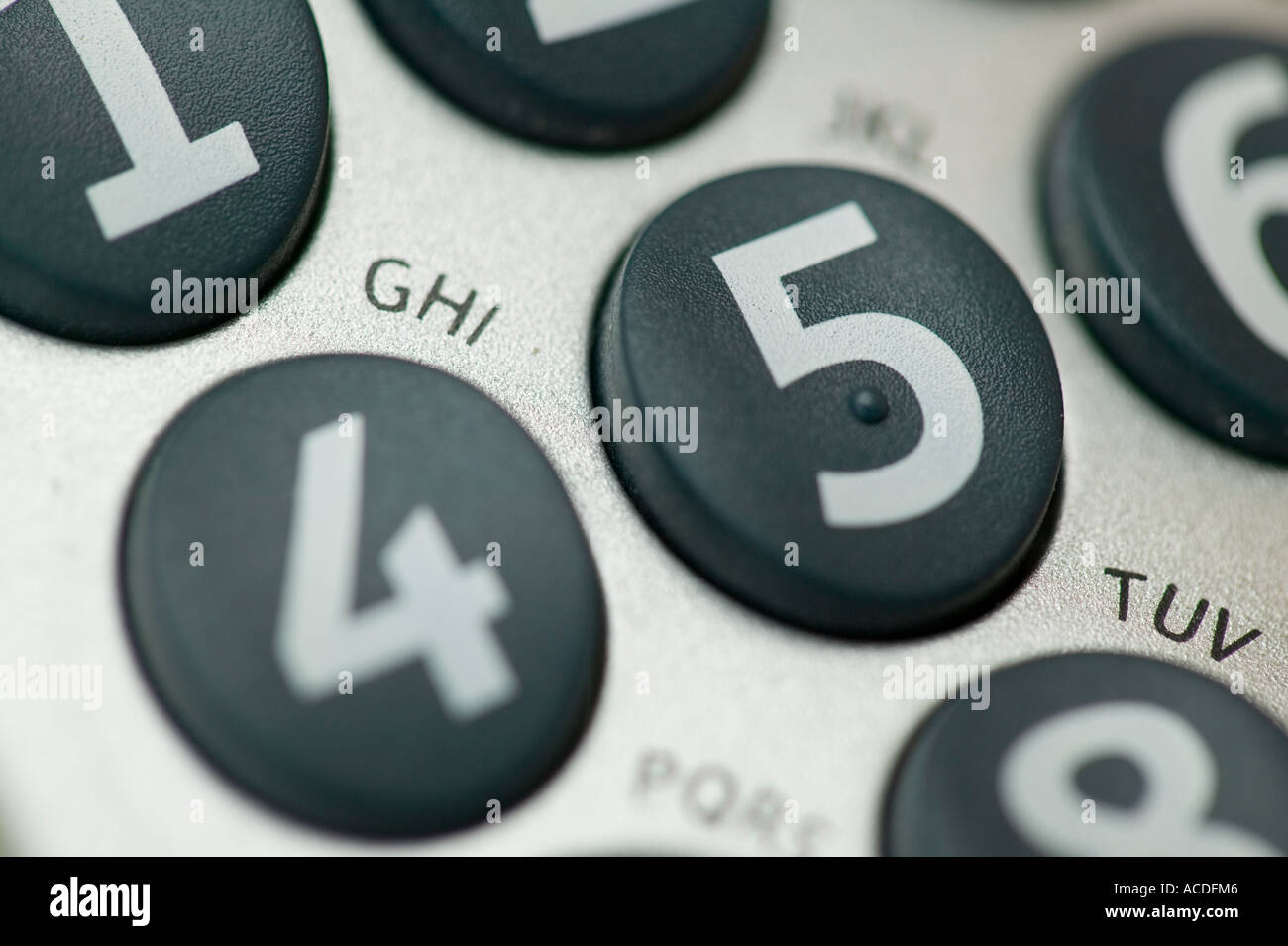 large buttons on a telephone Stock Photo Alamy