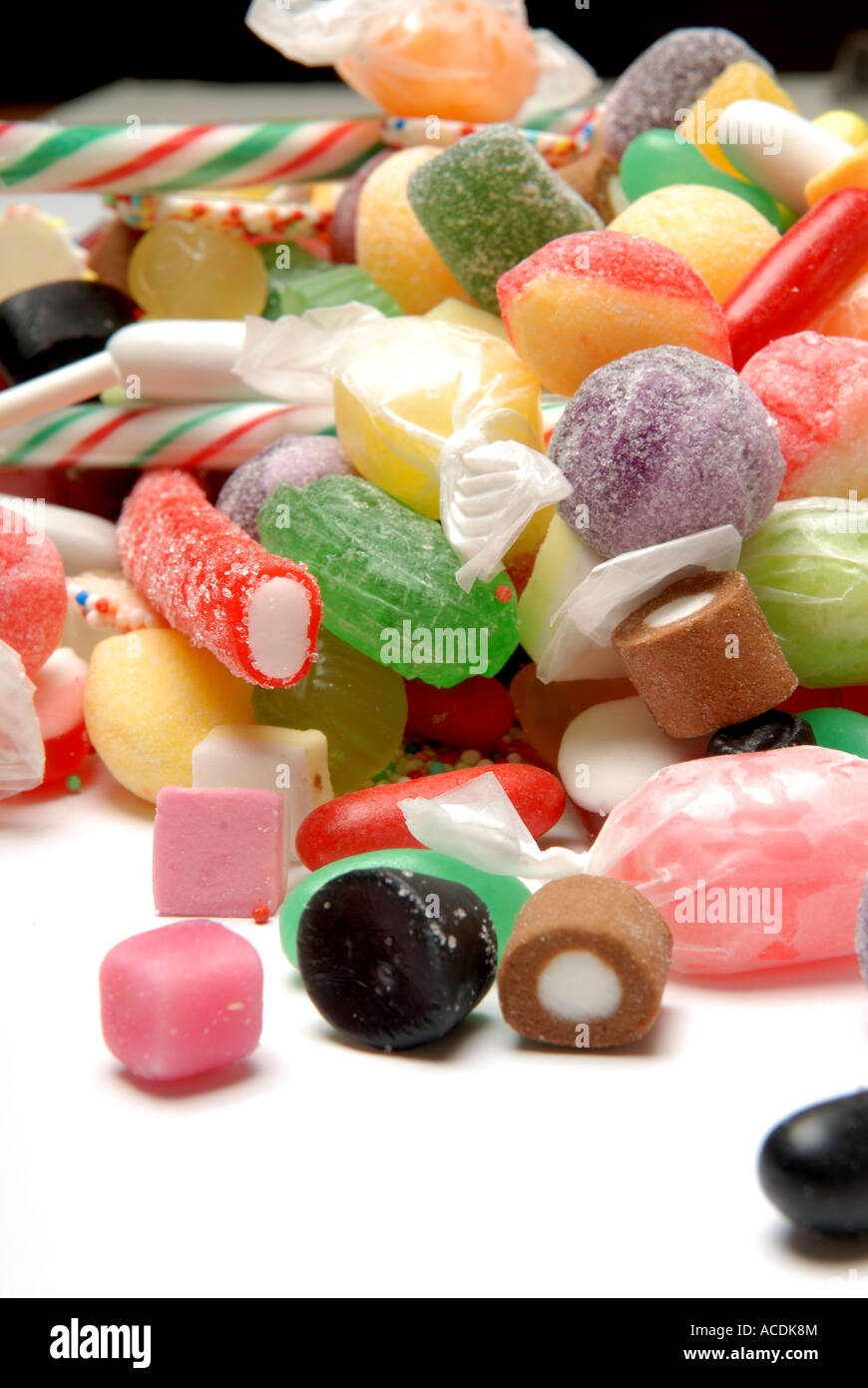 Assortment of sweets Stock Photo Alamy