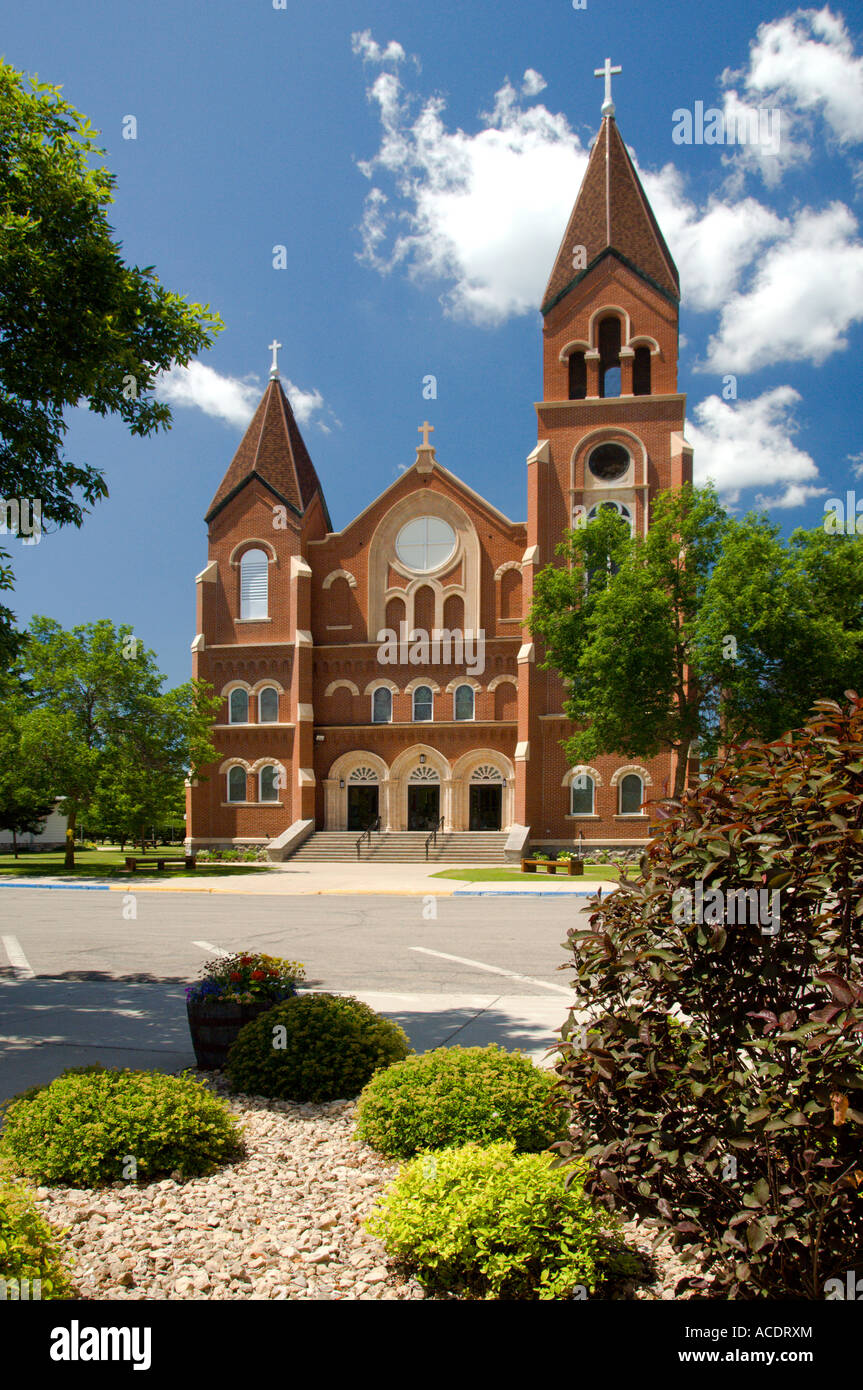 St Henry's Catholic Church in Perham Minnesota USA Stock Photo