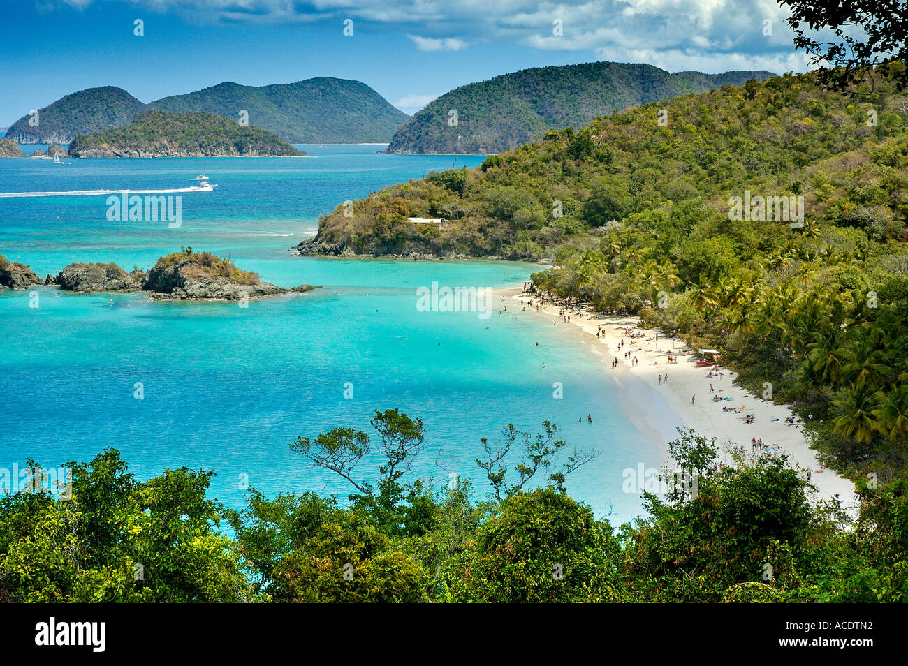 St. John wonderful tropical island of St. John, US Virgin Islands, Caribbean ...