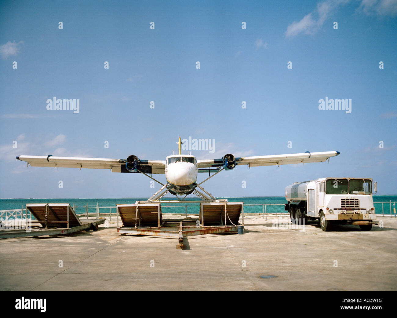 An airplane on a runway Stock Photo - Alamy