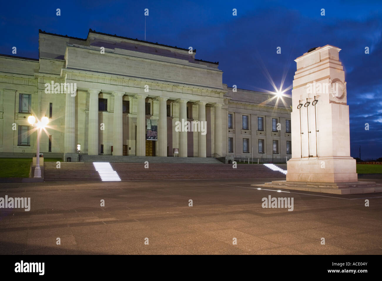 National Museum World War I memorial building and cenotaph Court of