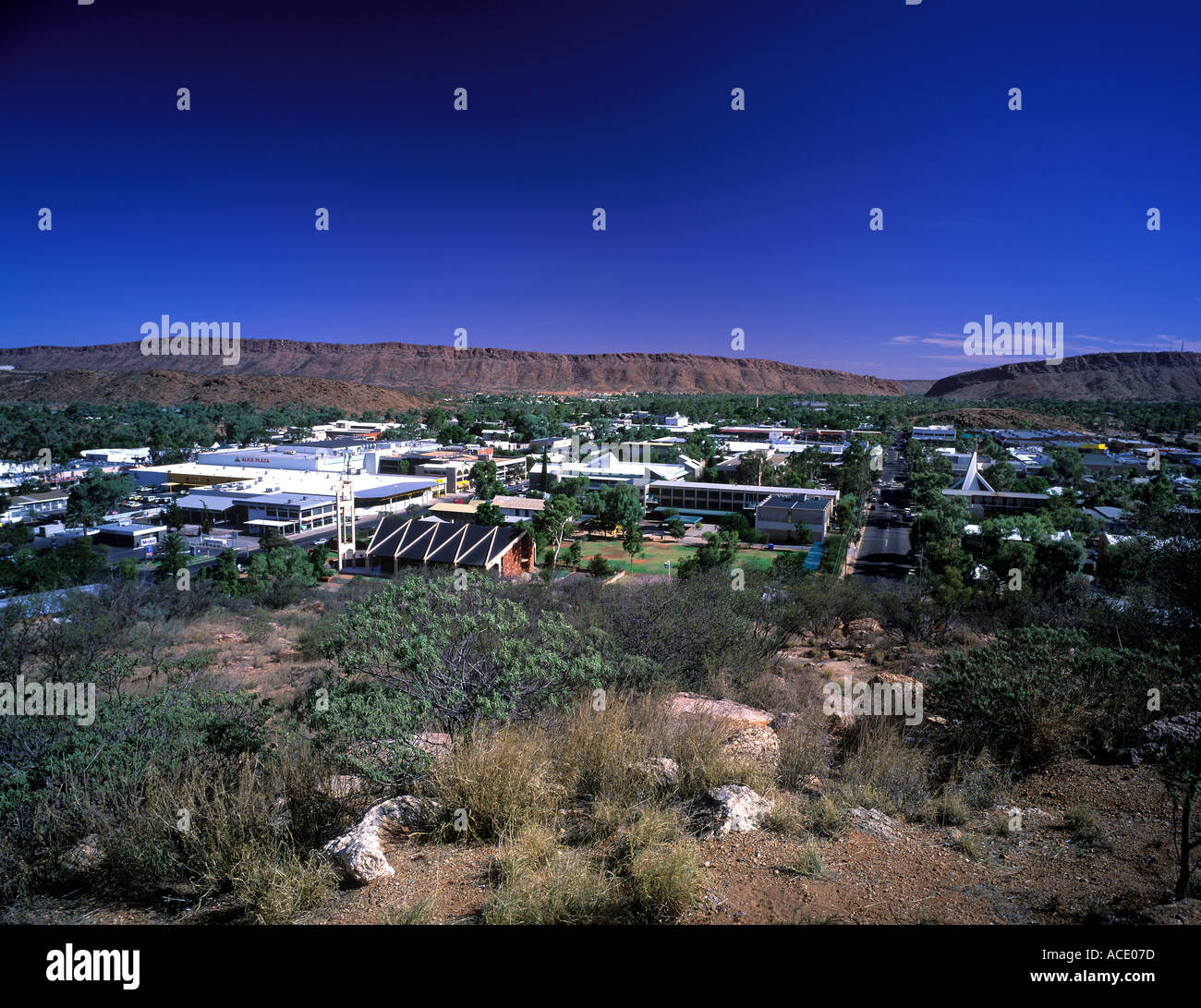 Alice Springs in The Northern Territory Australia Stock Photo
