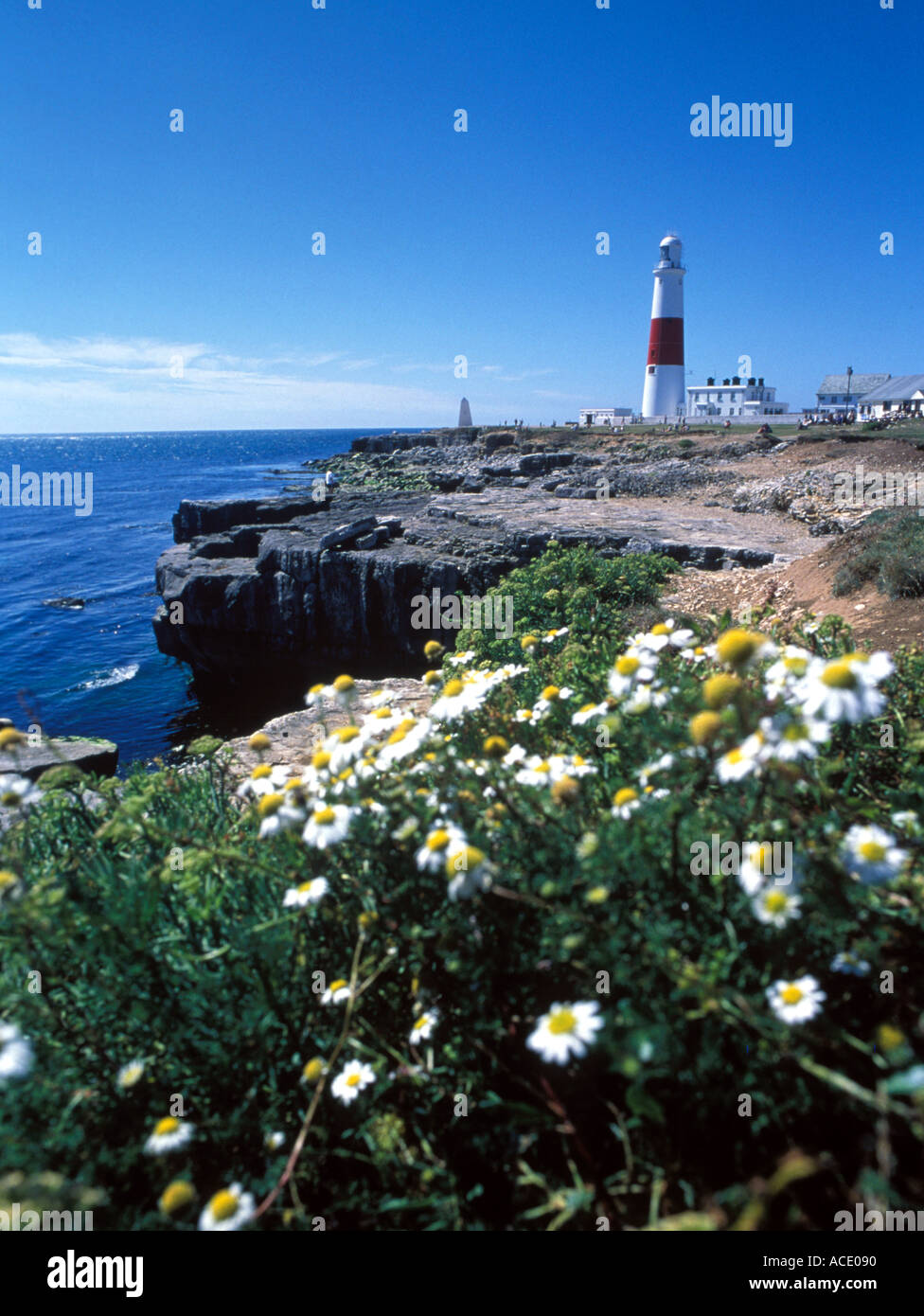 Portland Lighthouse Dorset Britain Stock Photo - Alamy