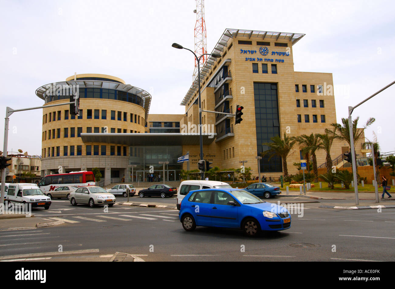 Israel Tel aviv The Tel Aviv district police head quarters Stock Photo