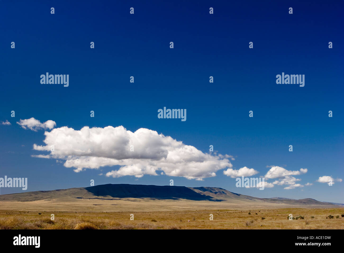 'Clouds over Rattlesnake Mountain' Stock Photo