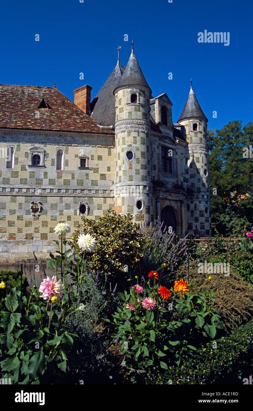 Chateau de StGermaindeLivet, Normandy, France Stock Photo Alamy
