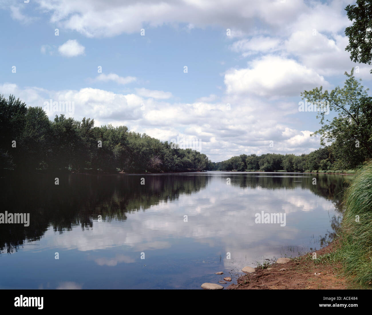 Saint Croix National Scenic River runs along the border between ...