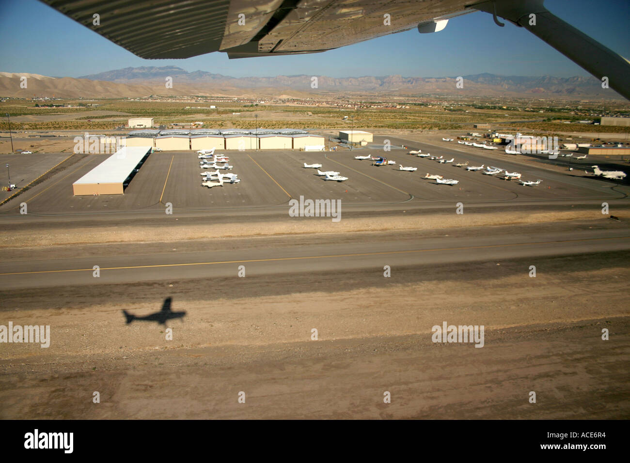 Take off at Henderson Airport Las Vegas Nevada United States of America