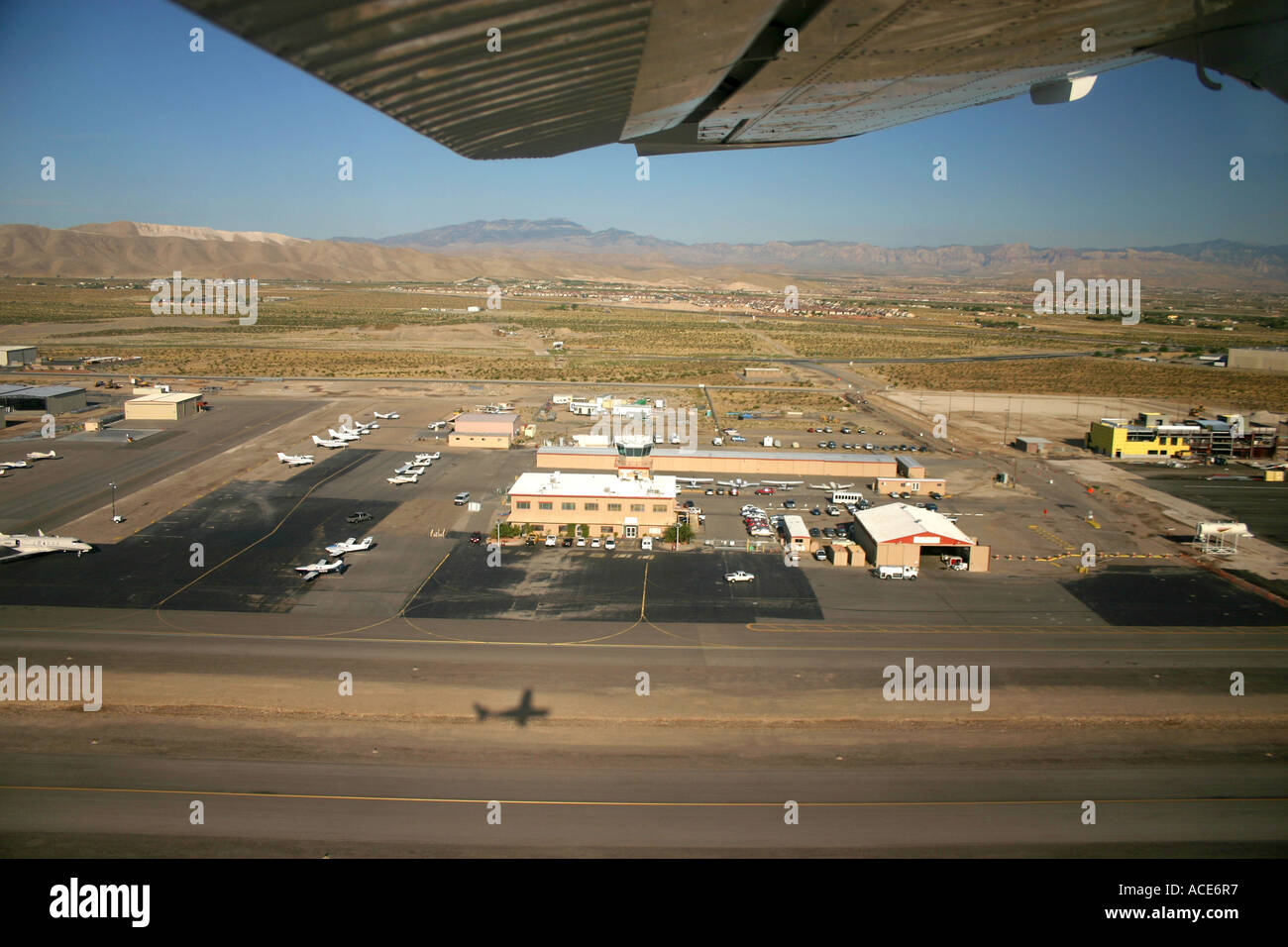 Take off at Henderson Airport Las Vegas Nevada United States of America