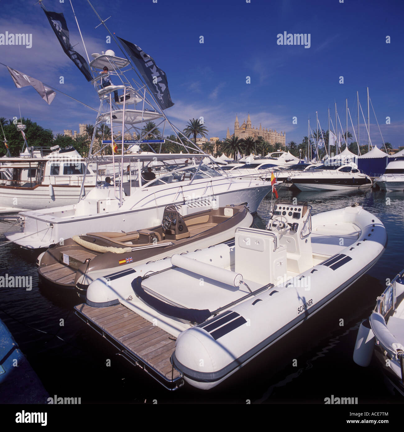 Palma International Boat Show scanner rigid inflatable boats RIBs