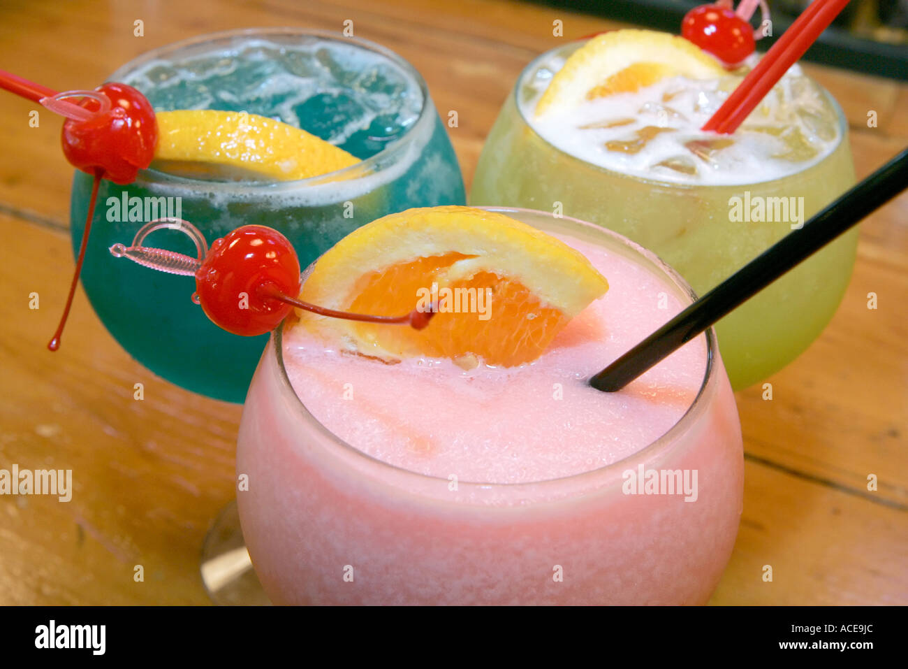 Tropical Drinks 2 Stock Photo Alamy