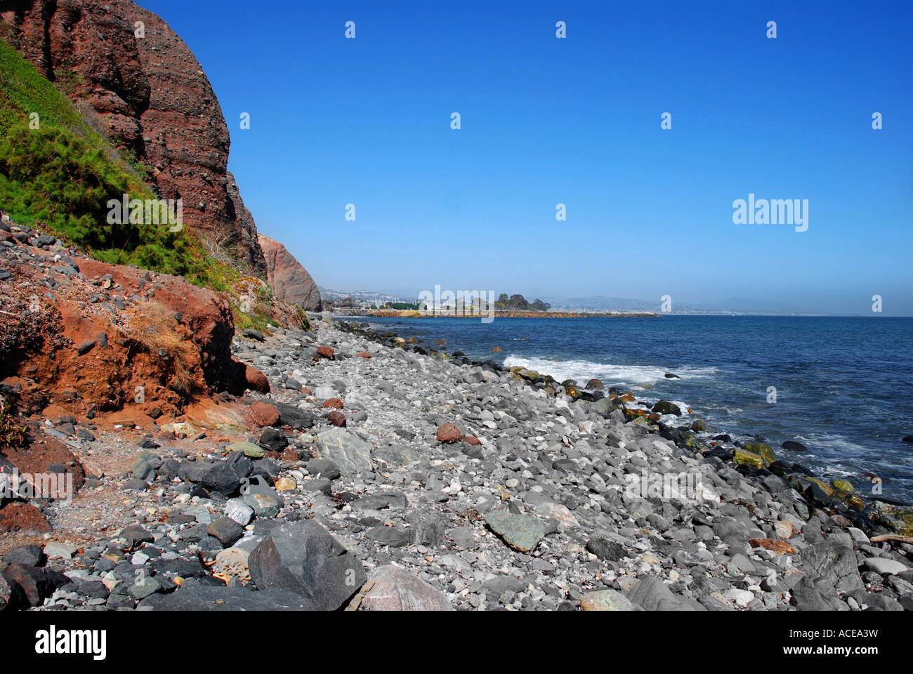 Rocky beach in Dana Point Tide Pools Stock Photo Alamy