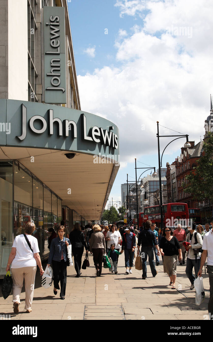 john lewis store on oxford street london uk Stock Photo Alamy